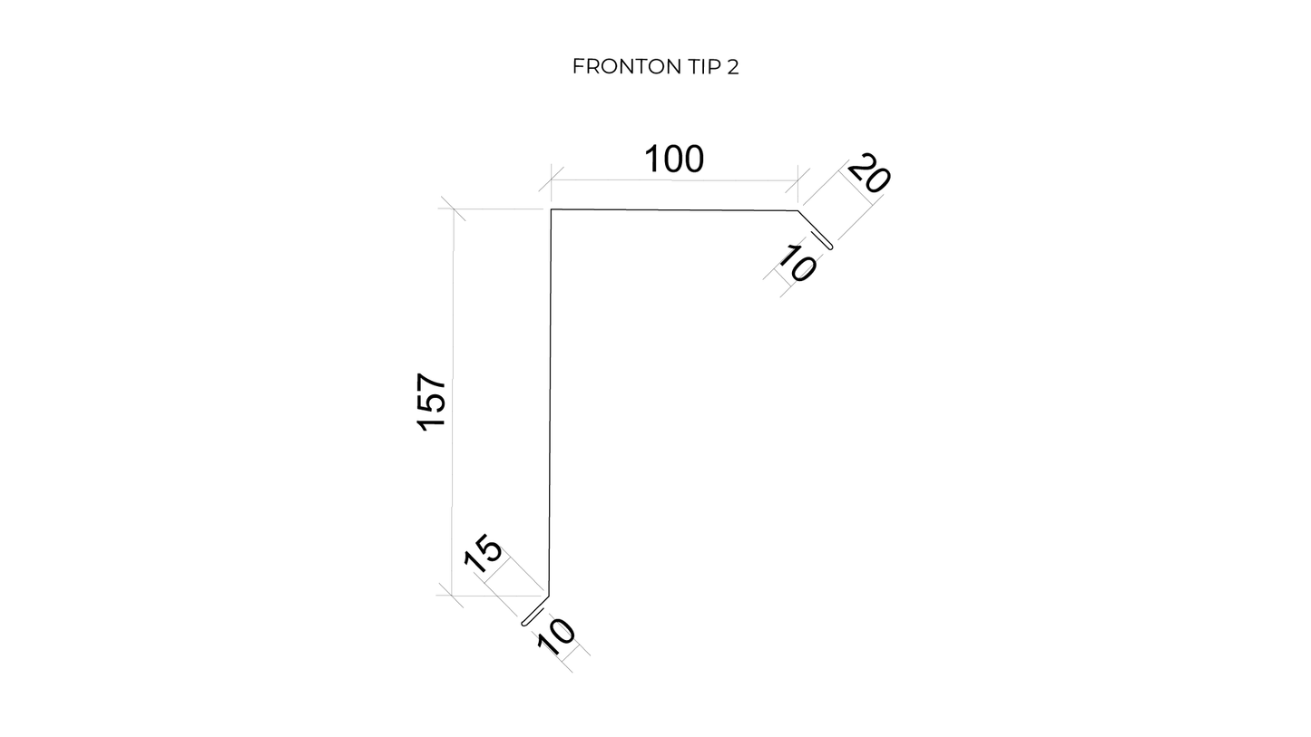 Fronton Tip 2 ( 312 x 2000 mm )