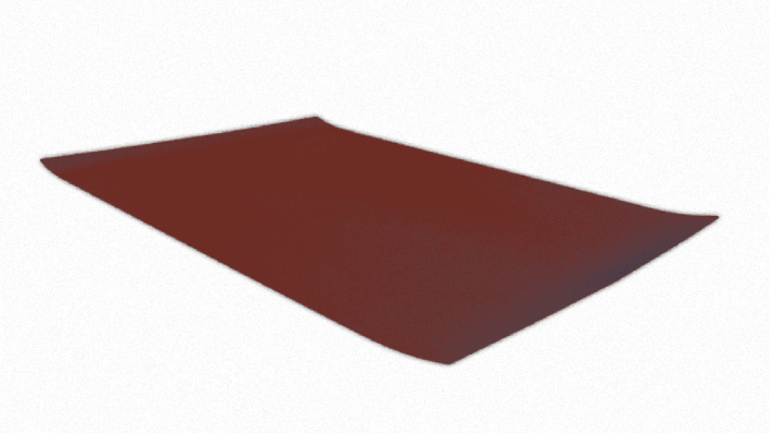 Tablă plană cu folii ( 1250 x 2000 mm )